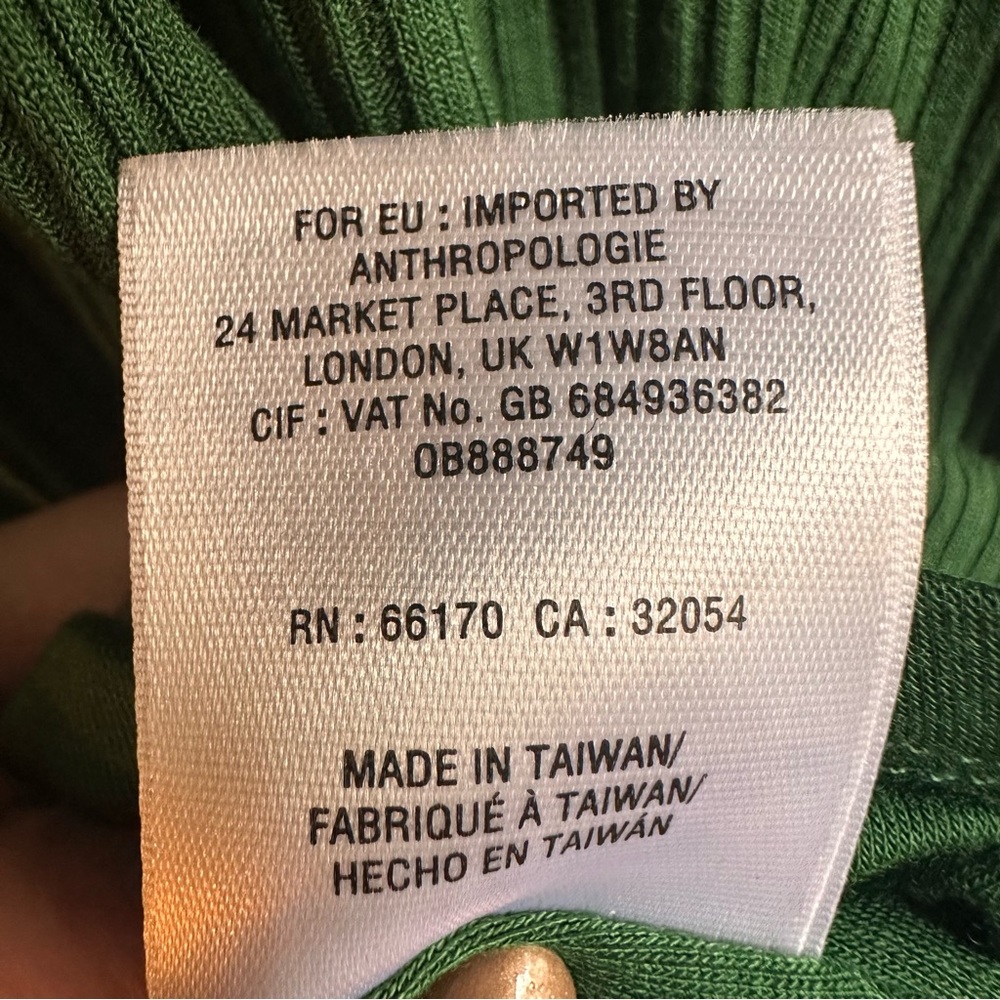 Anthropologie Asymmetrical Green Dress - Picture 5 of 9